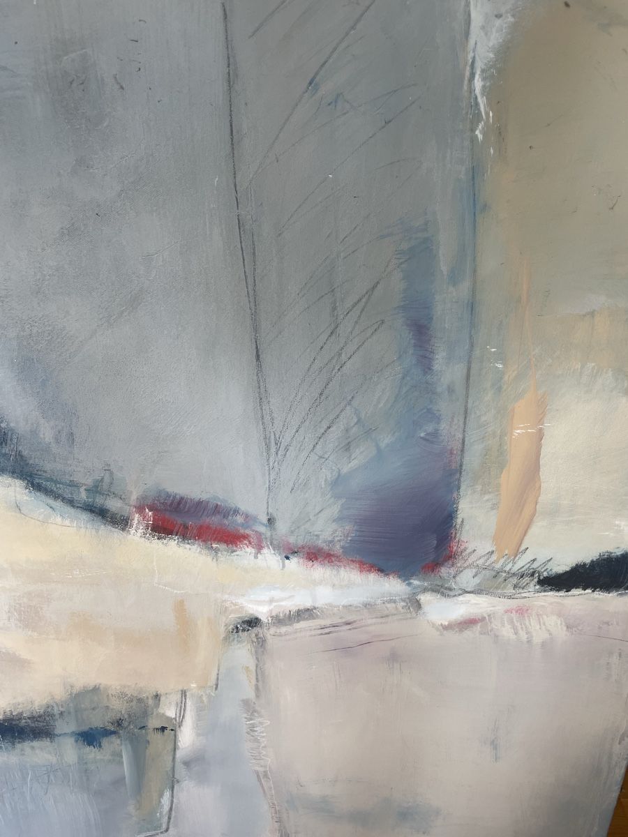 Dipinti: Bild Gemälde Karin Liebert Acryl auf Leinwand – Usato da Zürich venduto da Lupini 1