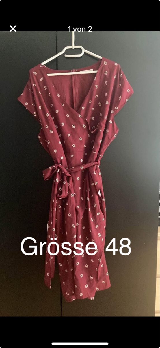 Vestiti: Kleid Grösse 48, tailliert, mit dekorativem Bändel – Usato da Baden venduto da peace_bluemli
