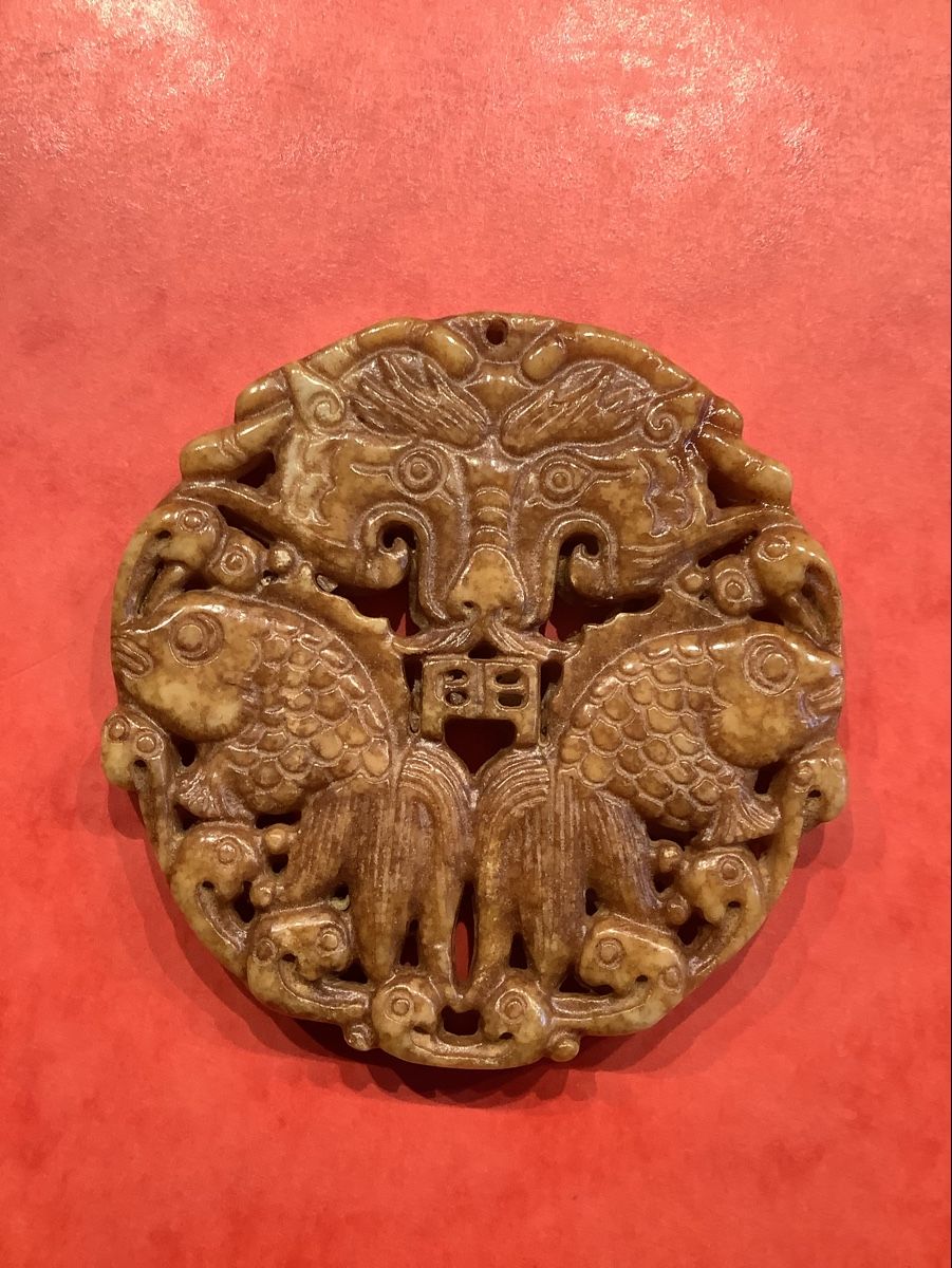 Ciondoli: Altes Jade Amulett – Usato da Zürich venduto da Albatros57