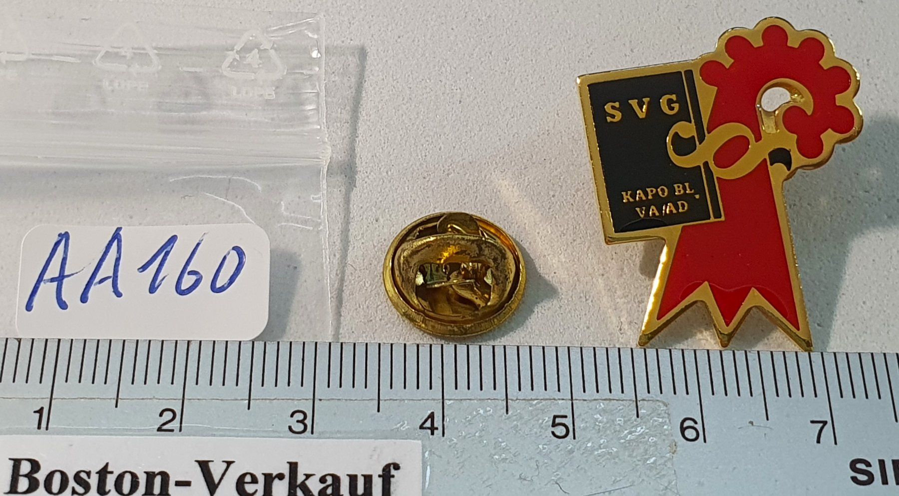 Placchette & Badge: AA160 - Pin SVG Strafgesetztbuch Kantonspolizei Baselland – Usato da Reinach BL venduto da Boston-Verkauf 2