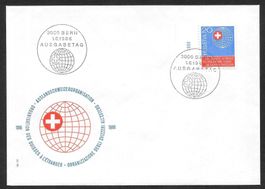 FDC 442 die fünfte Schweiz ET 1.6.1966