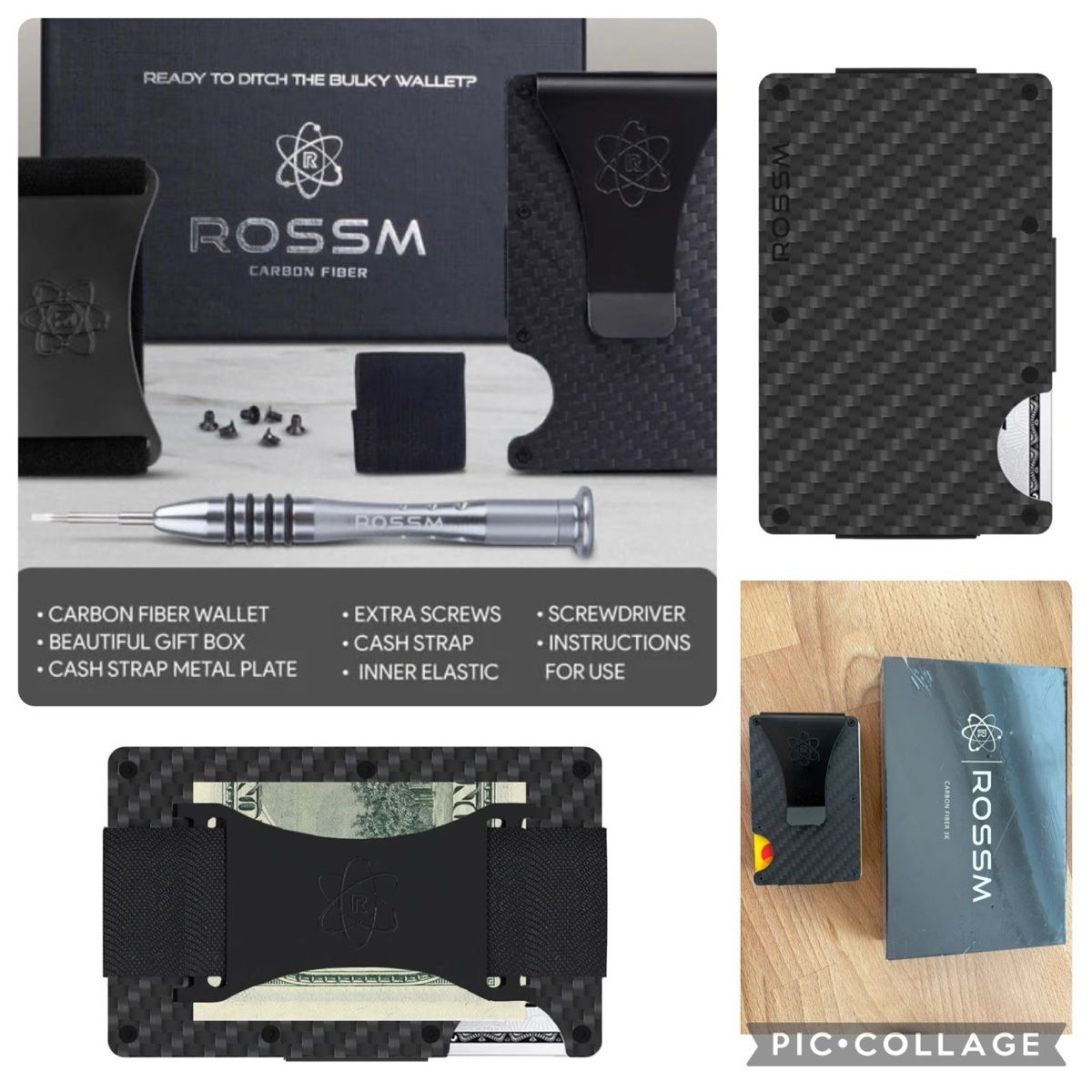 Portafogli: Neues Carbon Kreditkarten Wallet – Nuovo e nell'imballaggio originale da Wikon venduto da r1000c
