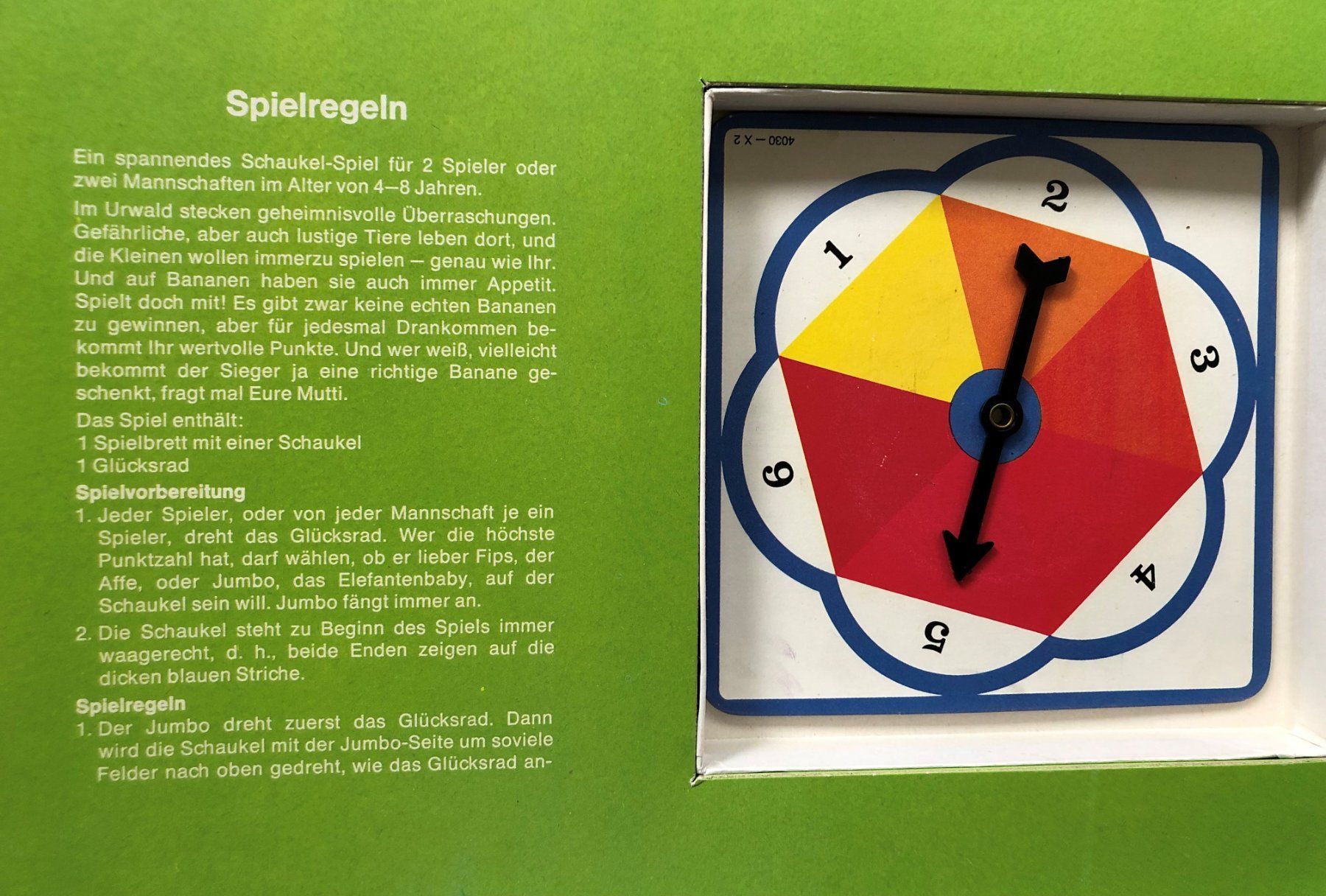 Giochi: Urwald-Schaukel - MB Spiele - 1972 – Usato da Schaffhausen venduto da durruti 3