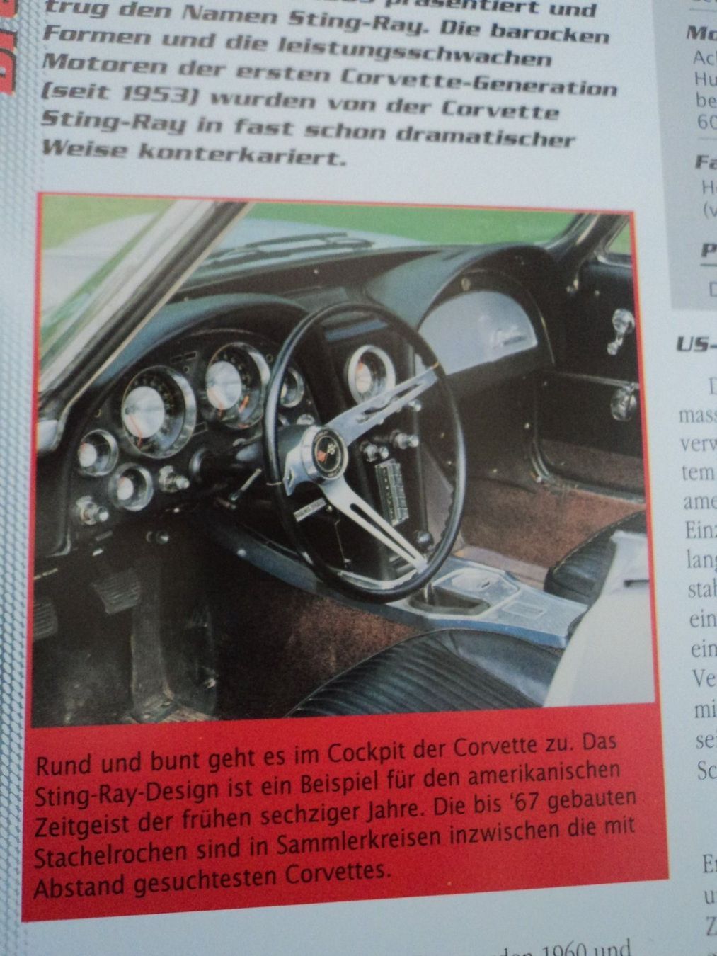 Chevrolet Dokumente: Prospekt Bild Chevrolet Corvette  Sting Ray 1963 – Gebraucht aus Schwarzenburg von modelCARama 2