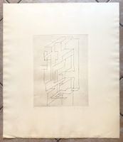 VICTOR VASARELY - Gordes Gestalt – Vintage-Gravur - 1948