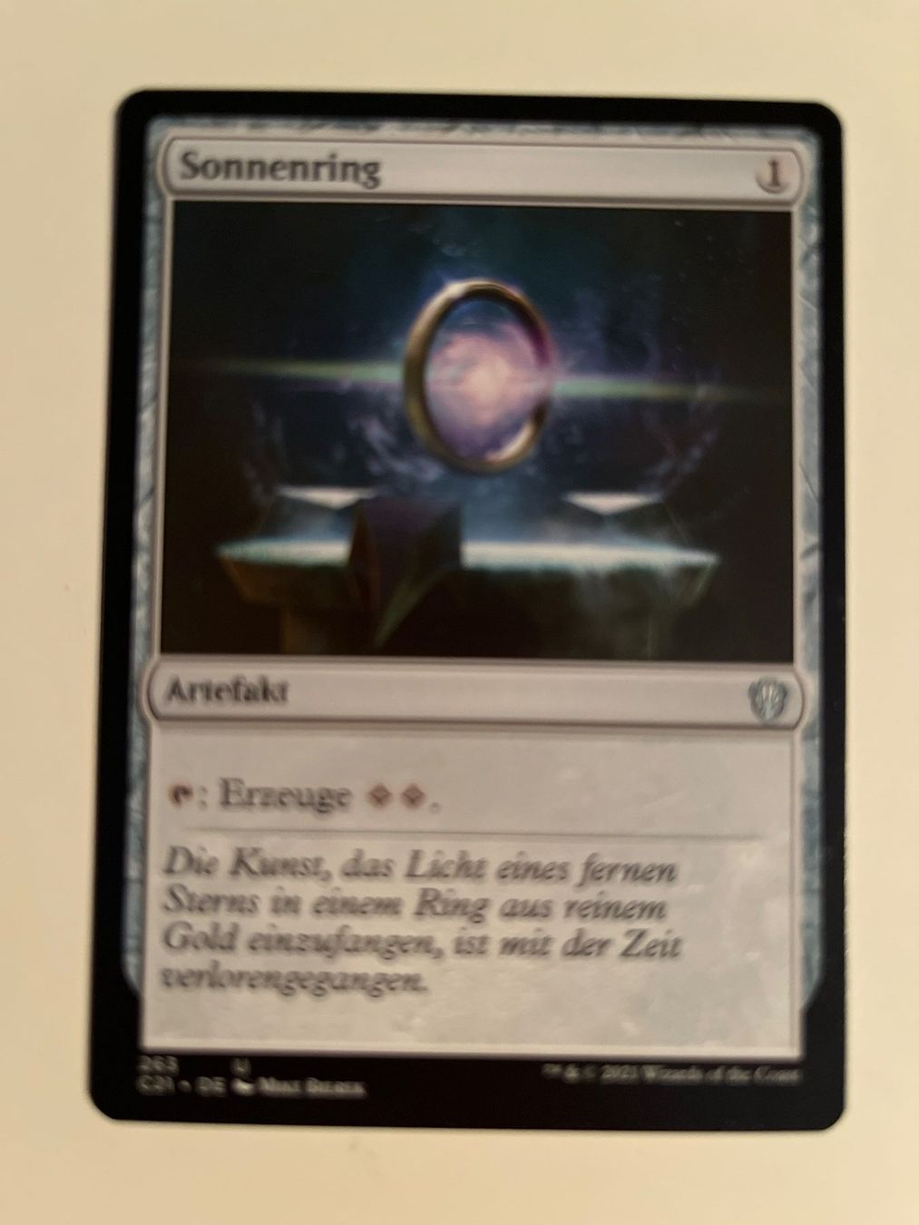 Magic The Gathering Carte collezionabili: 1 x Sonnenring - Magic: The Gathering - MtG – Usato da Kriens venduto da Shadi1980