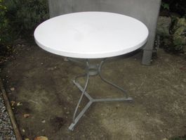 Metall Jugendstil Gartentisch Bistrotisch 80cm, BES Sissach