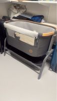 Baby Co-Sleeper Bed grey good condition