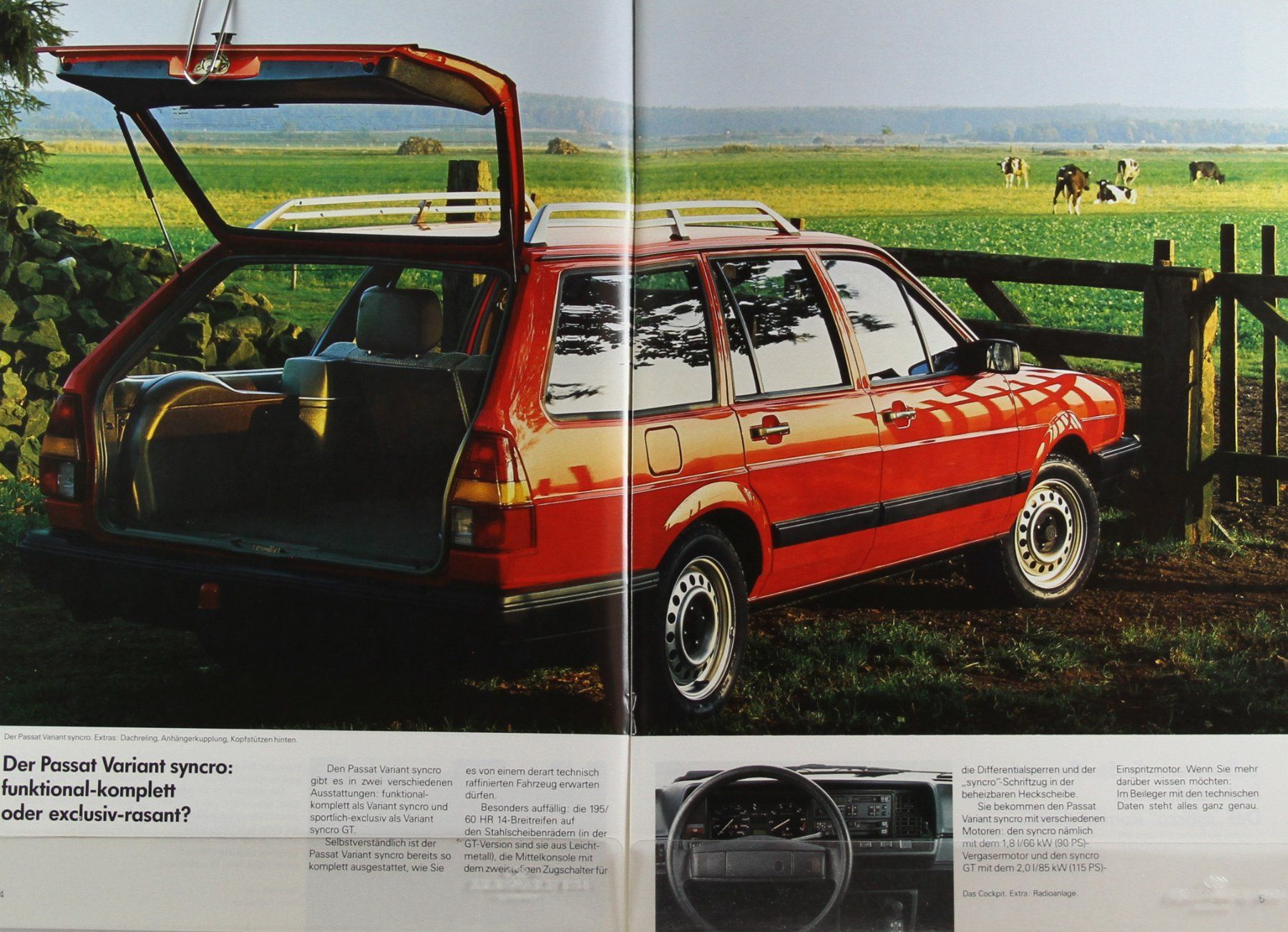 VW Documenti: PROSPEKT & PL | VW PASSAT VARIANT SYNCRO / B2 | AB 01.1987 – Usato da Unterägeri venduto da GIGOLOLIT 5