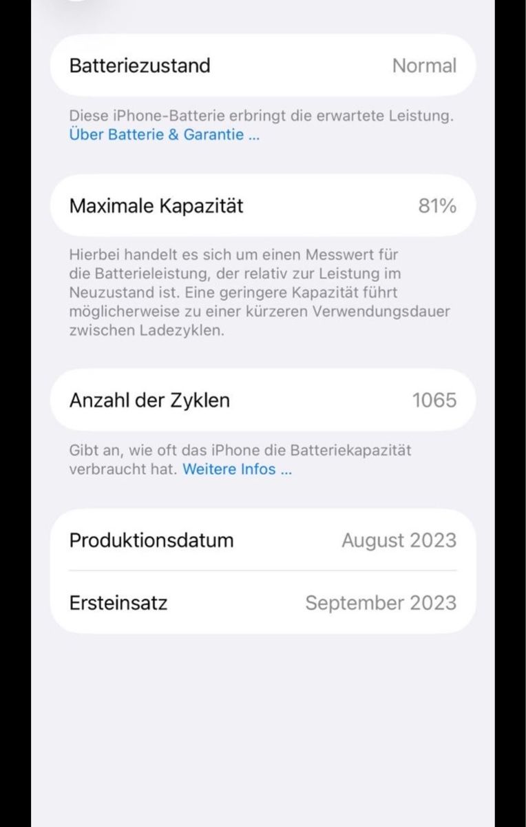 Apple Handys / Smartphones: Iphone 15 pro face id front camera defekt – Gebraucht aus Chippis von mig_8ns6 4