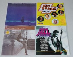 collection 4CD's Jazz - Big Bands, Moods, Nat King Cole,