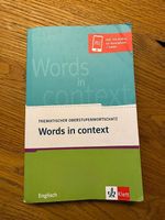 Words in Context: Thematischer Oberstufenwortschatz