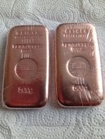 Geiger Feinkupfer Barren 2x 500 g 999.9 / verschweisst