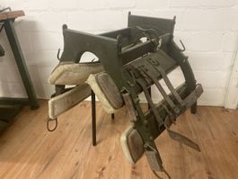 Vintage Pferde Militärtragestell - Seltenes Sammlerstück