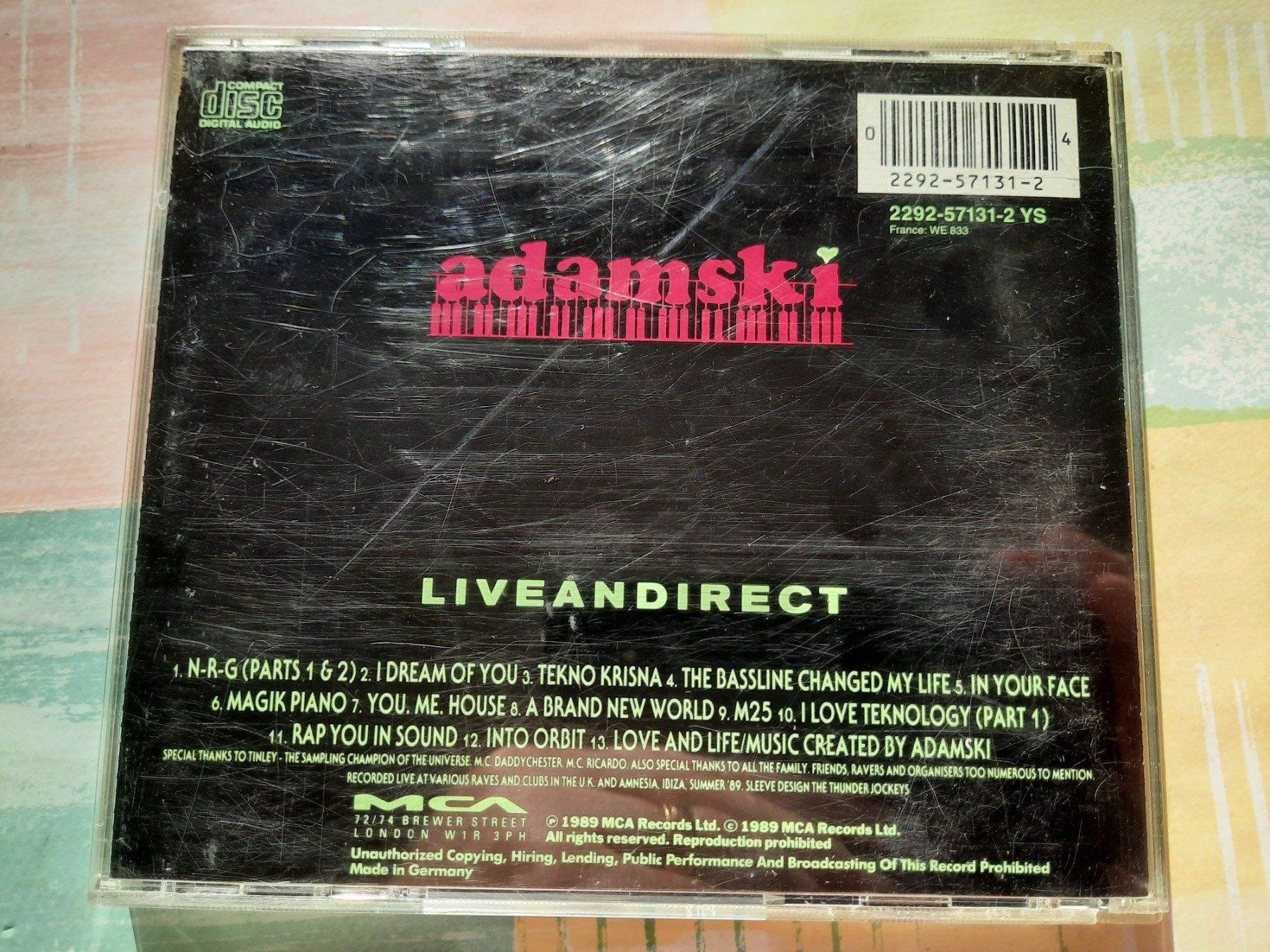 CDs: Cd Adamski  - Live and Direct – Gebraucht aus Pully von bro_n52j 1