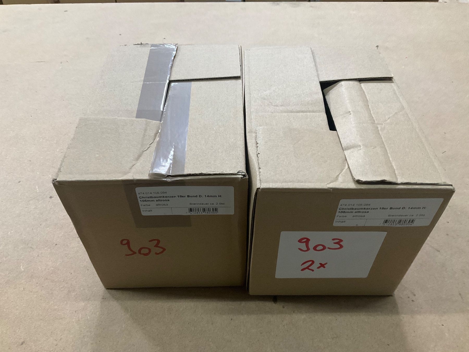 Candele: 903 Posten Christbaumkerzen aus Liquidation – Nuovo (secondo la descrizione) da Derendingen venduto da Meisterstuecke 3