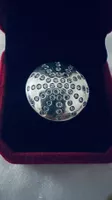 Anello Argento Rodiato con Zirconi 19g  taglia 12/13