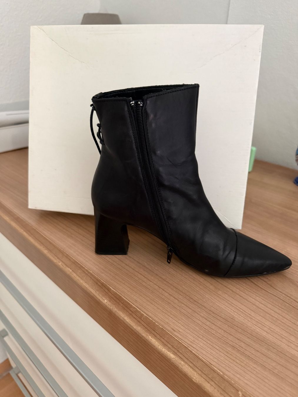 Chaussures femmes: Damen-Lederstiefeletten – D'occasion à luzern par Zazari 1
