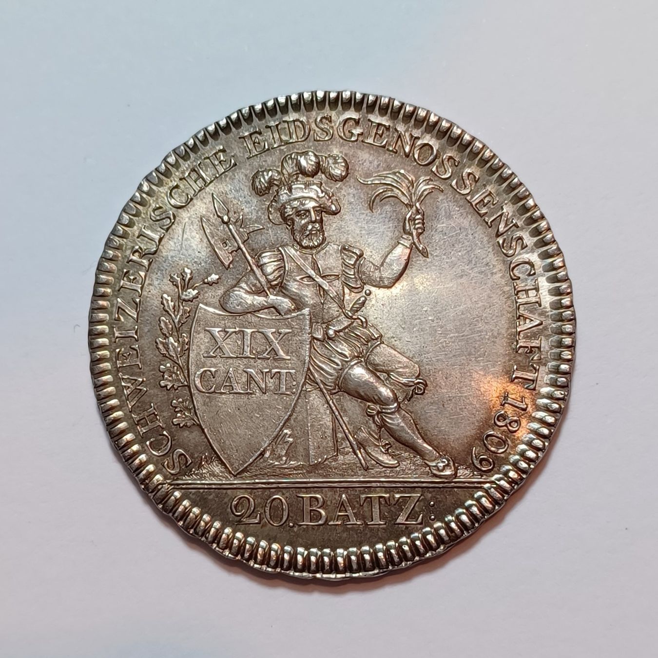 Toutes les monnaies: 20 Batzen 1809 Aargau stgl – Neuf (Voir description) à Pfäffikon ZH par Schweizer_Muenzen