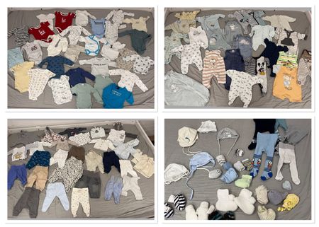 Riesiges Baby Boy Kleiderpaket Gr. 50/56
