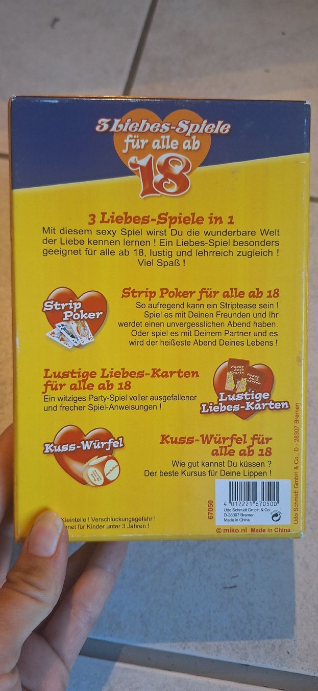 Giochi: Liebes-Spiel ab 18 – Usato da Gretzenbach venduto da Chillkrot 1