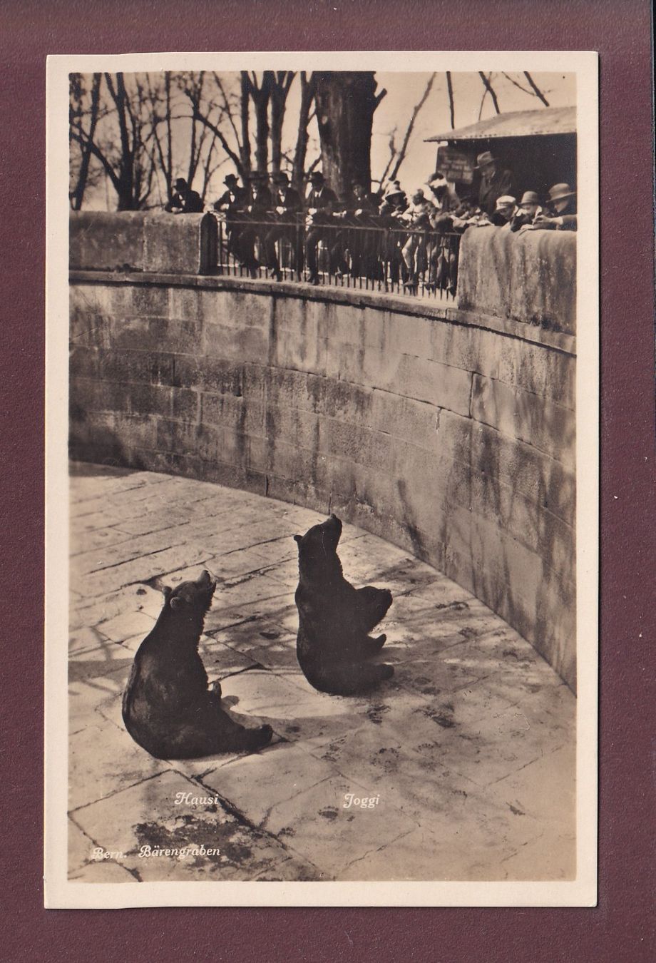Cartes postales: BERN - Bärengraben - Leute – D'occasion à Pully par nicecards