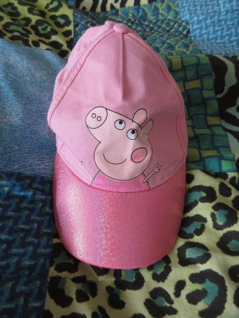 Cap, Mütze, Sonnenhut, Kinderhut, Peppa Pig, 104-122, Pink