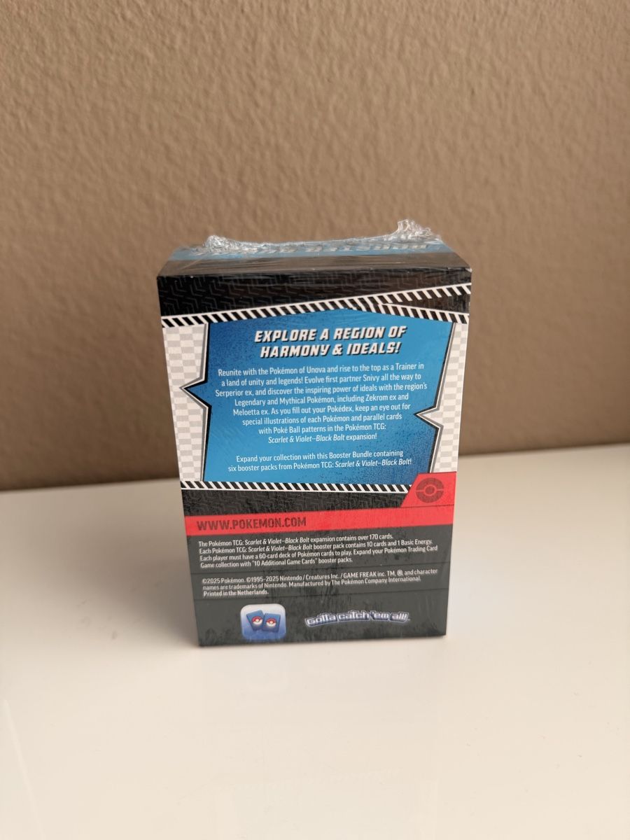 Pokémon Carte collezionabili: Pokémon Black Bolt booster bundle, sealed (EN) – Nuovo e nell'imballaggio originale da Zürich venduto da Al_23_CH 1
