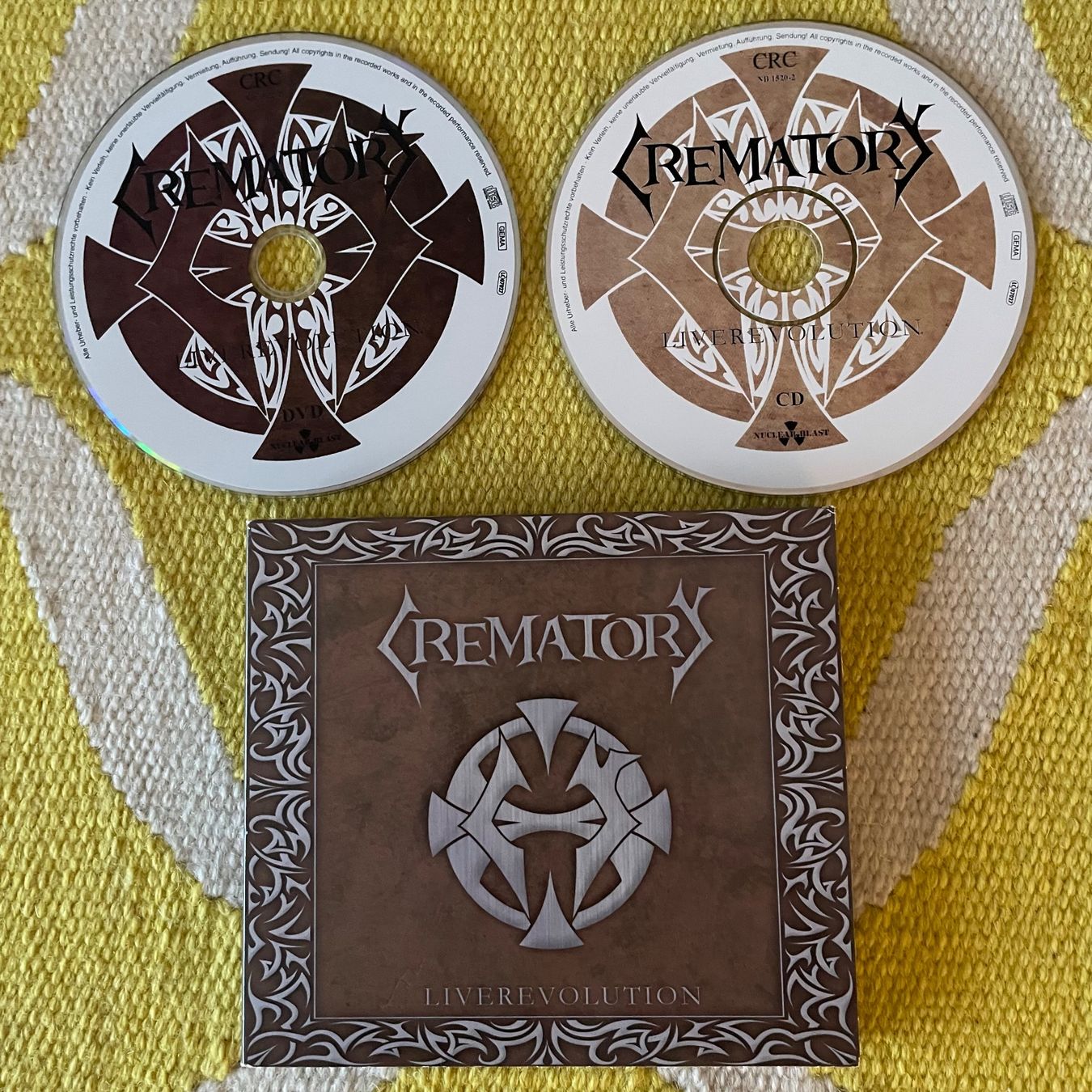 CD: CREMATORY-CD+DVD LIVEREVOLUTION (DIGIPACK) – Usato da Rorschacherberg venduto da CD-Roli