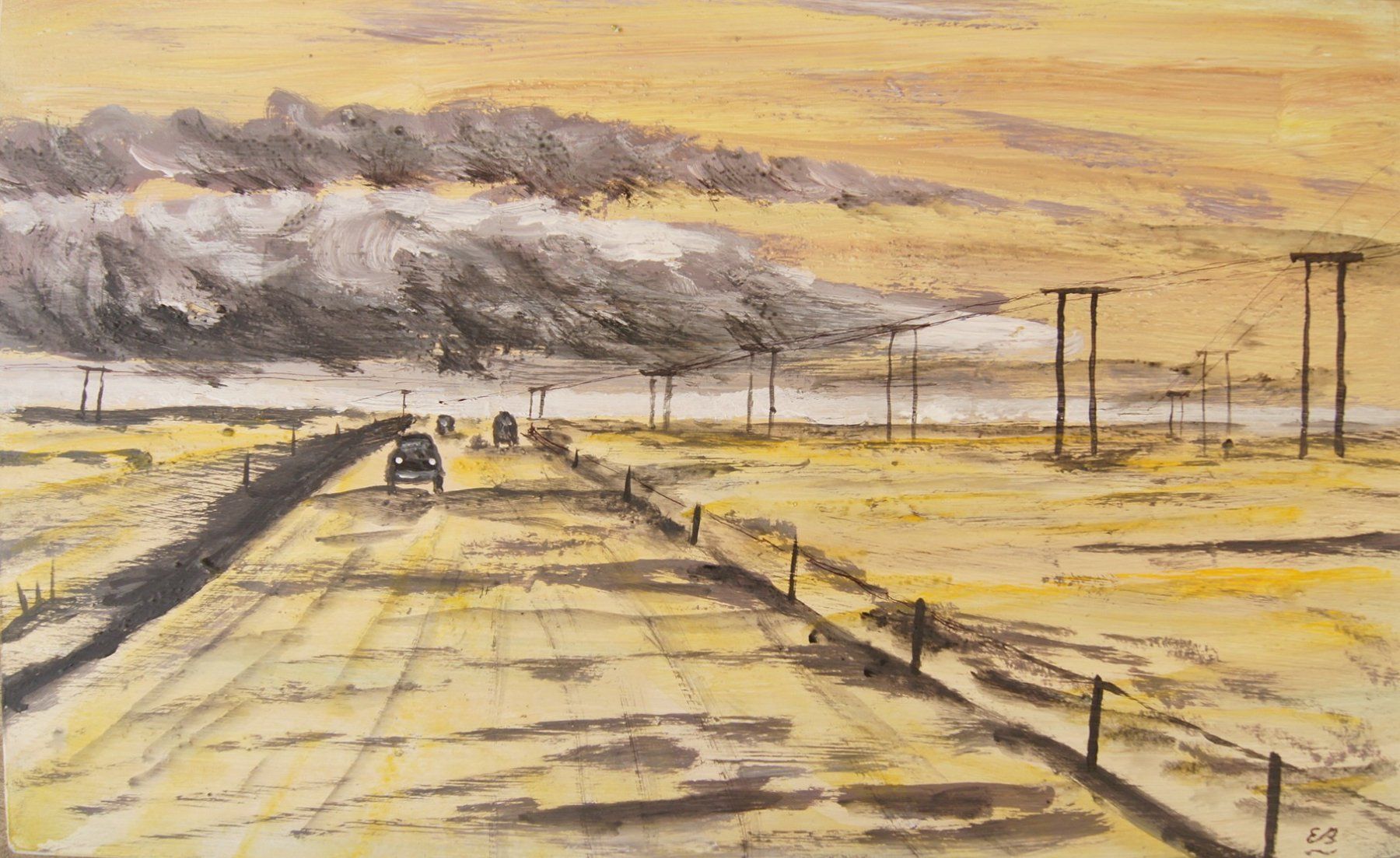 Tableaux: kl. Gemälde. Wüstenstrasse – Neuf (Voir description) à Fribourg par erw_68dx