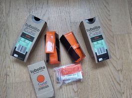 2x Schlauch Tubolito Road 42 mm + Patch Kit (Rennvelo)