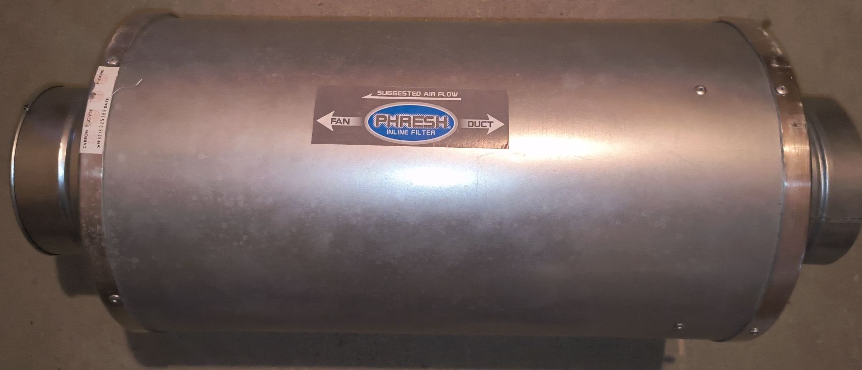 Lüftung: Phresh Inline Filter - Carbon Aktivkohlefilter – Gebraucht aus märstetten von jjelia