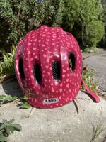 Kinder Fahrradhelm ABUS Smiley 2.0 Pink Herzli M 50-55cm