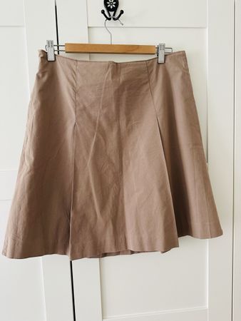 Paul Kehl  Rock Faltenrock Jupe Beige Grösse 40