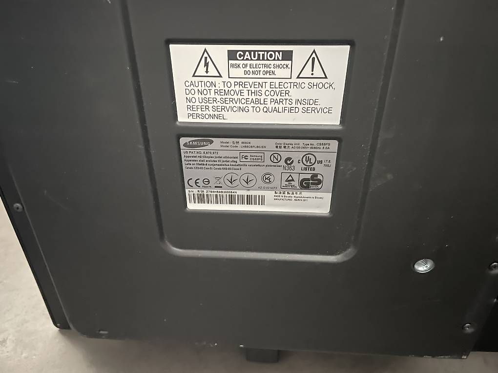 Televisori: Samsung 55 Zoll Large Format LCD display 550DX – Usato da Zürich venduto da marangun01 1