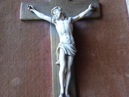 Splendide Christ en croix "Dieppe" Crucifix
