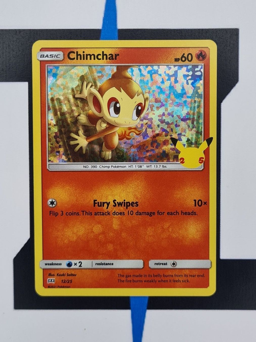 Pokémon Carte collezionabili: Chimchar Holo MCD2512 EN NM – Nuovo (secondo la descrizione) da Basel venduto da Zadoys