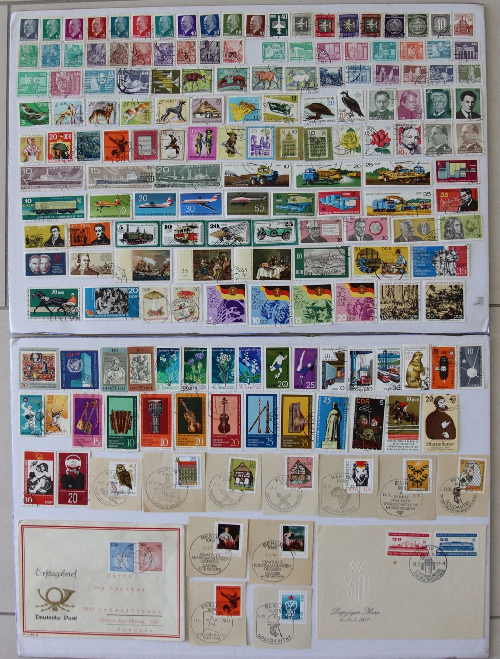 Alle Briefmarken: Briefmarken DDR – Gebraucht aus Oberentfelden von lakipul
