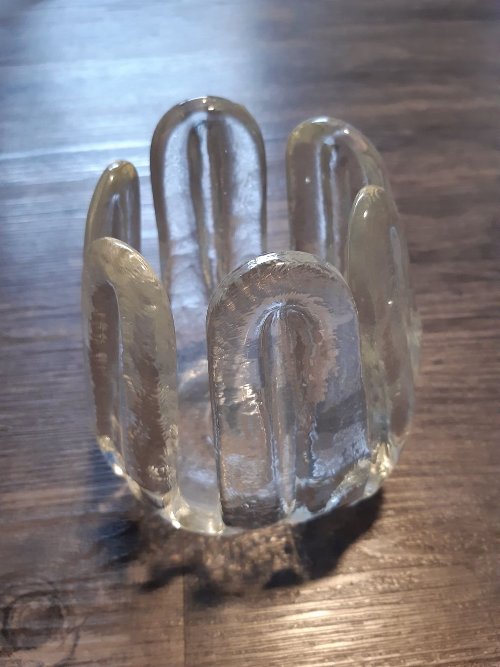 Portacandele: Kerzenschale aus Glas – Usato da Aadorf venduto da LamaQueen