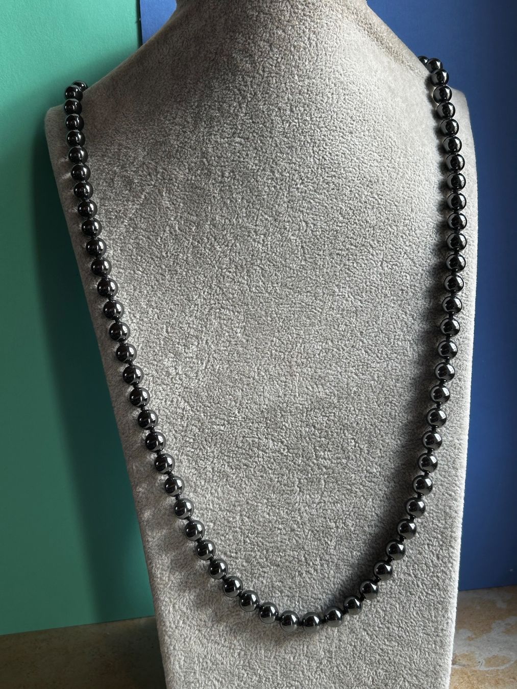 Catenine: Hämatith-Kette 80 cm – Usato da Dittingen venduto da Bellevista