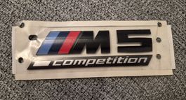 BMW M5 Competition Emblem Original Neu / ungebraucht