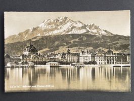 Luzern - Bahnhof und Pilatus