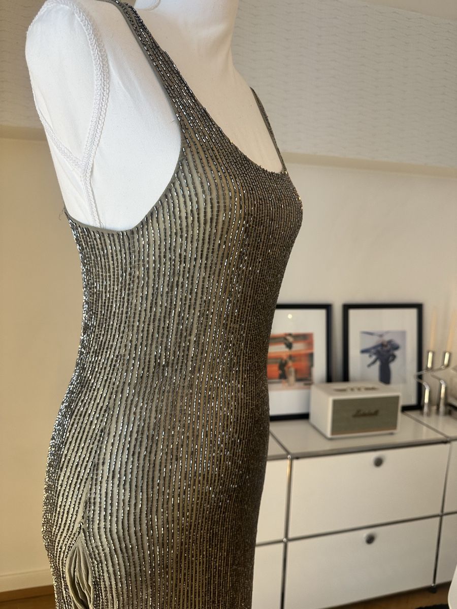 Vestiti: Designerkleid von Sara Berman mit Pailletten – Usato da Zürich venduto da Mona-L 6