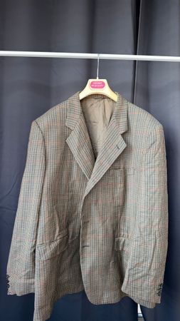 Vintage Burberrys Wool & Cashmere Blazer - EU Size 52