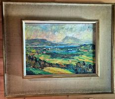 Original-Ölgemälde von Arpad Josef Kubass (1884–1965)