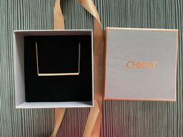 CHRIST Collier aus 18 Karat Roségold (750) mit Diamanten