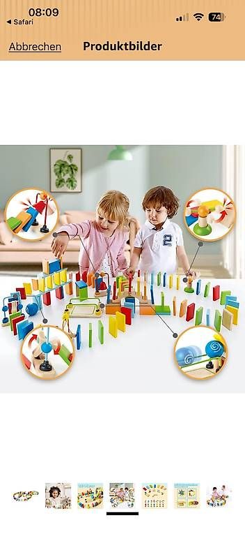 Spiele: Holzspielzeug, Spielwaren, Bausteine, Farbmix – Gebraucht aus Bachenbülach von blechkuh 3