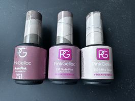 3 Pink Gellac Nagellacke 251 und 253 Neu