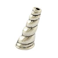 5 Perlkappen 22x9x8mm, Loch2mm/5,5mm