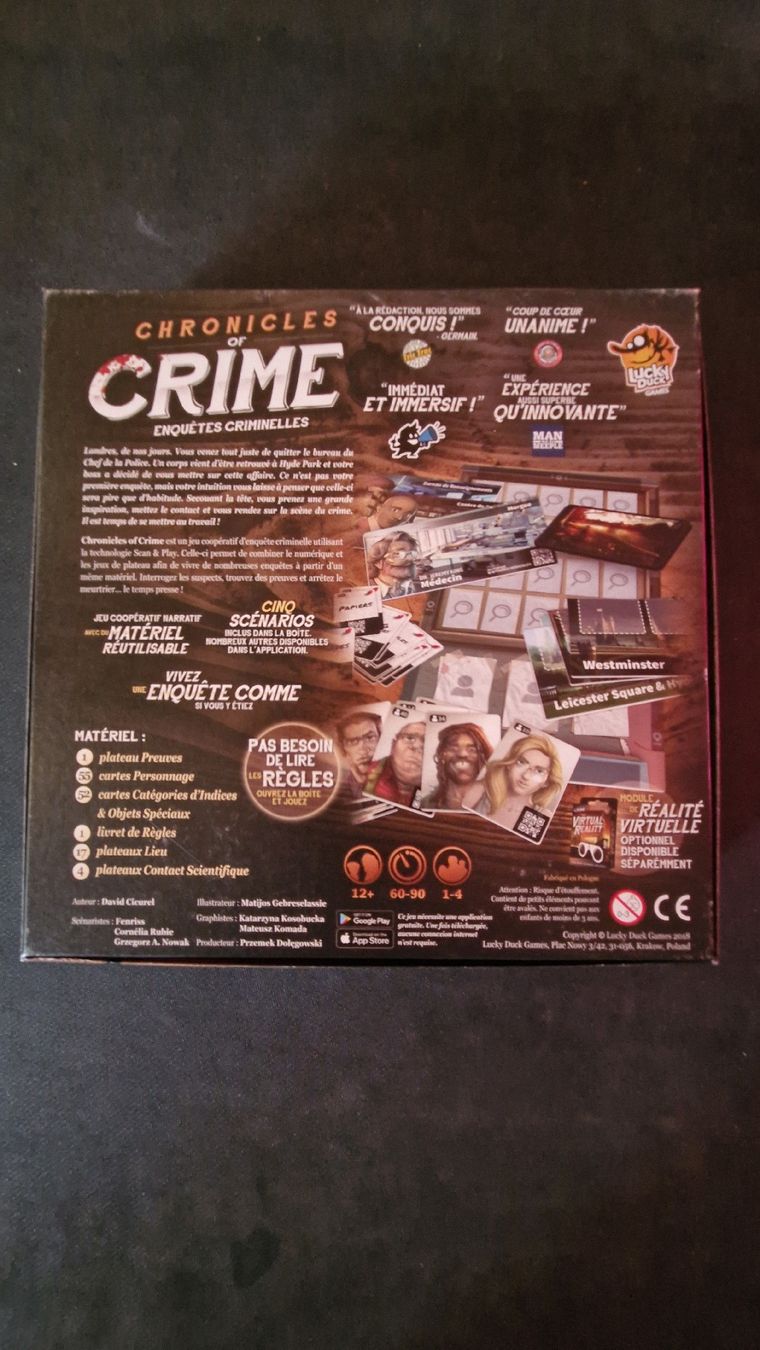 Giochi: Chronicles of crime – Usato da Vucherens venduto da Sebos7676 1